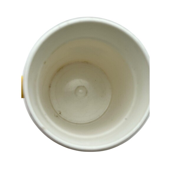 Vintage 1971 Bozo the Clown Mug Cup Quikut Plastic Yellow  Retro Collectible - Picture 5 of 6